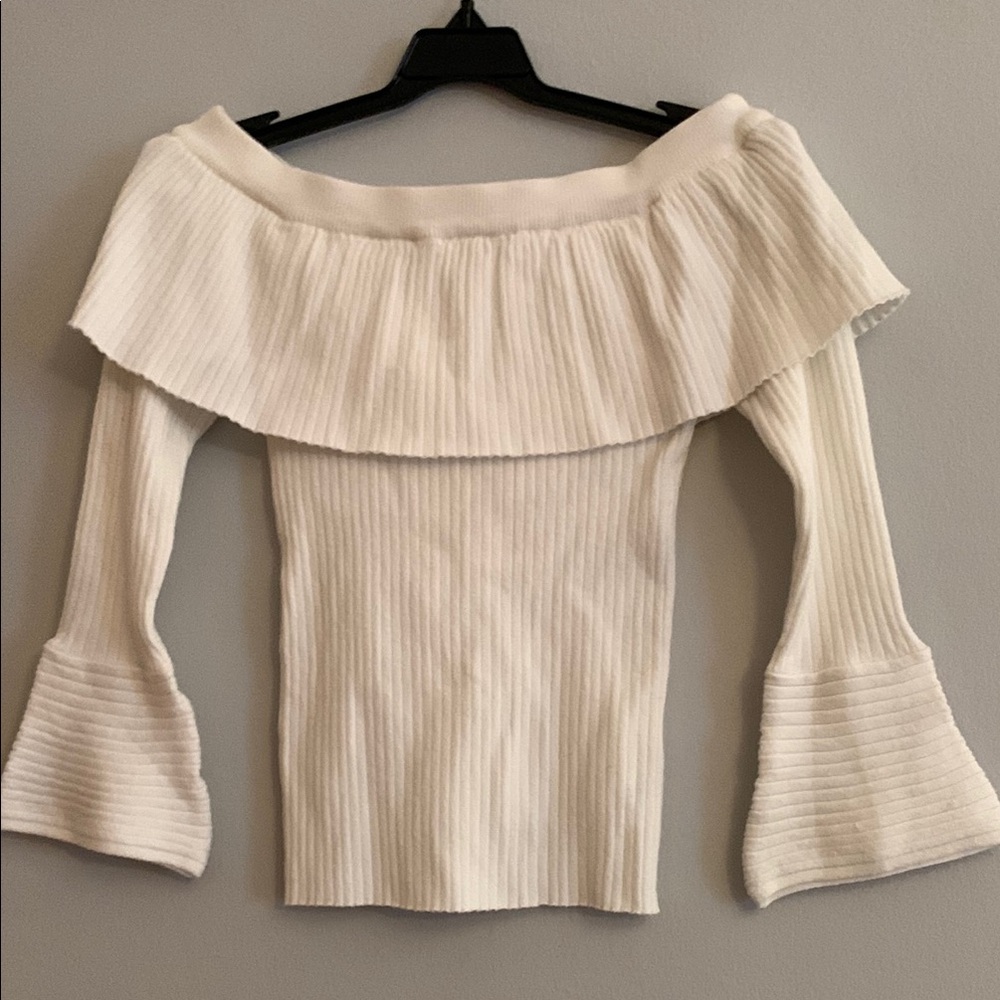 Moon River Off-Shoulder Sweater - Preloved